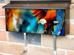 Eagle with Dreamcatcher #5 Townhouse Mailbox Cover