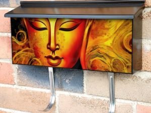 Beautiful Buddha Face #5 Townhouse Mailbox Cover