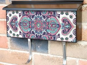 Beautiful Bohemian Mandala #11 Townhouse Mailbox Cover