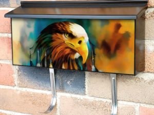 Eagle with Dreamcatcher #8 Townhouse Mailbox Cover