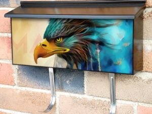 Eagle with Dreamcatcher #9 Townhouse Mailbox Cover