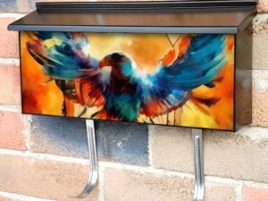 Eagle with Dreamcatcher #10 Townhouse Mailbox Cover