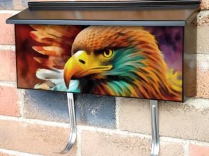 Eagle with Dreamcatcher #11 Townhouse Mailbox Cover