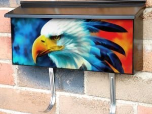Eagle with Dreamcatcher #13 Townhouse Mailbox Cover
