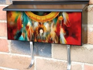 Colorful Dreamcatcher #5 Townhouse Mailbox Cover