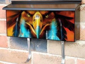 Eagle with Dreamcatcher #16 Townhouse Mailbox Cover