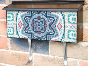 Beautiful Bohemian Mandala #12 Townhouse Mailbox Cover