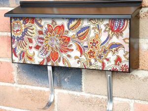 Indian Paisley Folklore Design #2 Townhouse Mailbox Cover