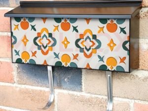 Cute Bohemian Folk Pattern Townhouse Mailbox Cover