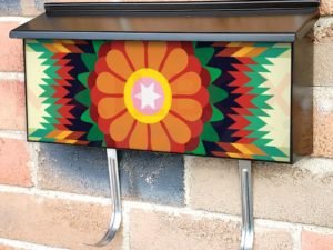 Traditional Ethnic Pattern #2 Townhouse Mailbox Cover