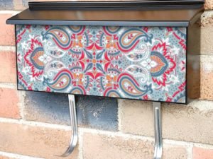 Beautiful Paisley Design #4 Townhouse Mailbox Cover