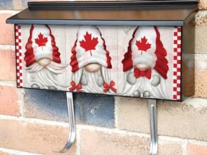 Oh Canada Gnomes Townhouse Mailbox Cover