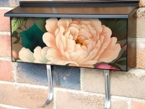 Vintage Garden Bouquet Townhouse Mailbox Cover