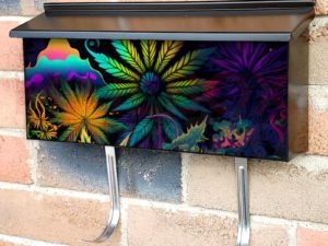 Fantasy Garden Plants Townhouse Mailbox Cover