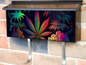 Fantasy Garden Plants #2 Townhouse Mailbox Cover