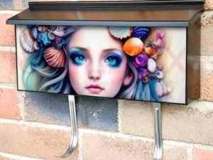 Princess of the Sea Townhouse Mailbox Cover