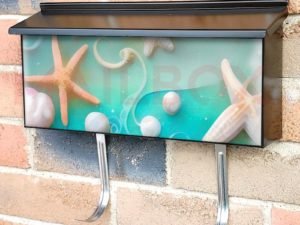 Seashells and Starfish #2 Townhouse Mailbox Cover