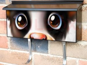 Adorable Calf Face Townhouse Mailbox Cover