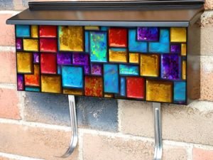 Beautiful Mosaic Pattern #1 Townhouse Mailbox Cover