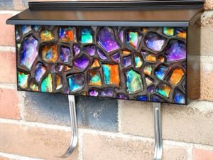 Beautiful Mosaic Pattern #3 Townhouse Mailbox Cover
