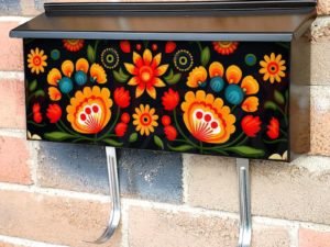 Polish Folklore Design #1 Townhouse Mailbox Cover