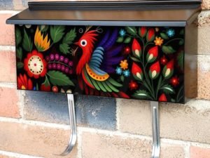 Polish Folklore Design #6 Townhouse Mailbox Cover