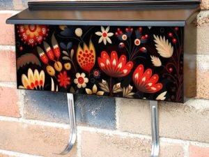 Polish Folklore Design #7 Townhouse Mailbox Cover