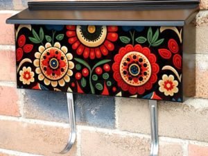 Polish Folklore Design #8 Townhouse Mailbox Cover