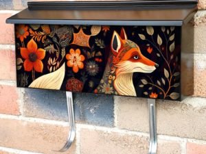 Folk Fairyland Fox #2 Townhouse Mailbox Cover