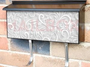 Folklore Flower Batik Design Townhouse Mailbox Cover