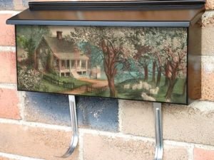 Victorian Farmhouse Townhouse Mailbox Cover