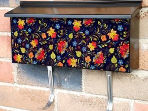 Eastern European Flowers Townhouse Mailbox Cover