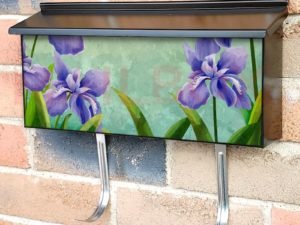 Beautiful Irises Townhouse Mailbox Cover