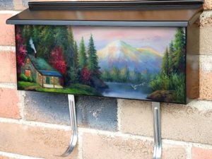 Cozy Cottage Beside the Lake Townhouse Mailbox Cover