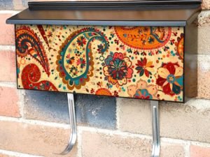 Cute Paisley Design Townhouse Mailbox Cover