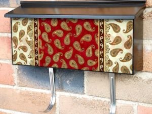 Elegant Paisley Design #3 Townhouse Mailbox Cover