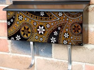 Elegant Paisley Design #5 Townhouse Mailbox Cover