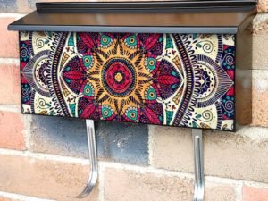 Beautiful Bohemian Mandala #5 Townhouse Mailbox Cover