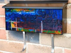 Beautiful Abstract Design #10 Townhouse Mailbox Cover