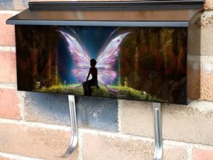Forest Fairy at Night Townhouse Mailbox Cover