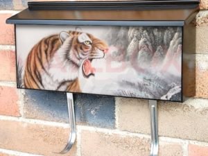 Beautiful Roaring Tiger Townhouse Mailbox Cover