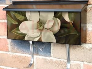 Delicate White Magnolias Townhouse Mailbox Cover