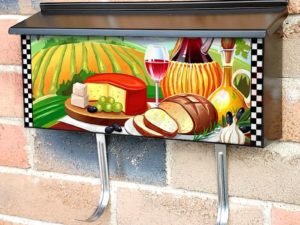 Picnic in Tuscany Townhouse Mailbox Cover