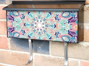 Beautiful Bohemian Mandala #8 Townhouse Mailbox Cover