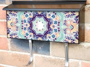 Beautiful Bohemian Mandala #9 Townhouse Mailbox Cover