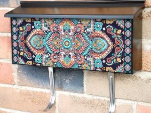 Beautiful Bohemian Mandala #10 Townhouse Mailbox Cover