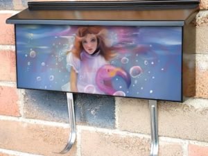 Cute Bubble Fairy #2 Townhouse Mailbox Cover