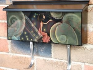 Collecting Fireflies Townhouse Mailbox Cover