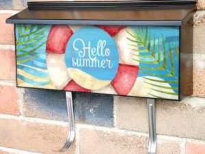 Hello Summer Townhouse Mailbox Cover