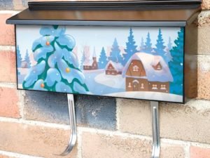 Beautiful Winter Morning #2 Townhouse Mailbox Cover